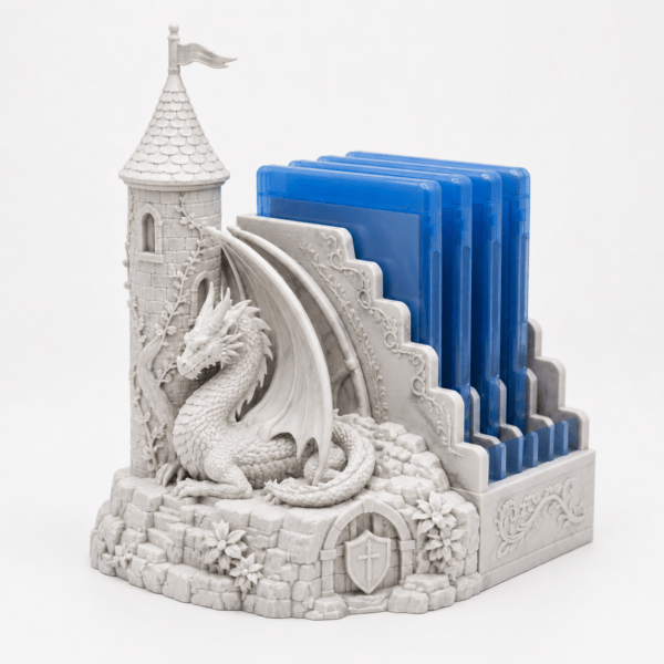 Euroanime Ivory Dragon Collector Case Dock – physical 3D-printed storage accessory